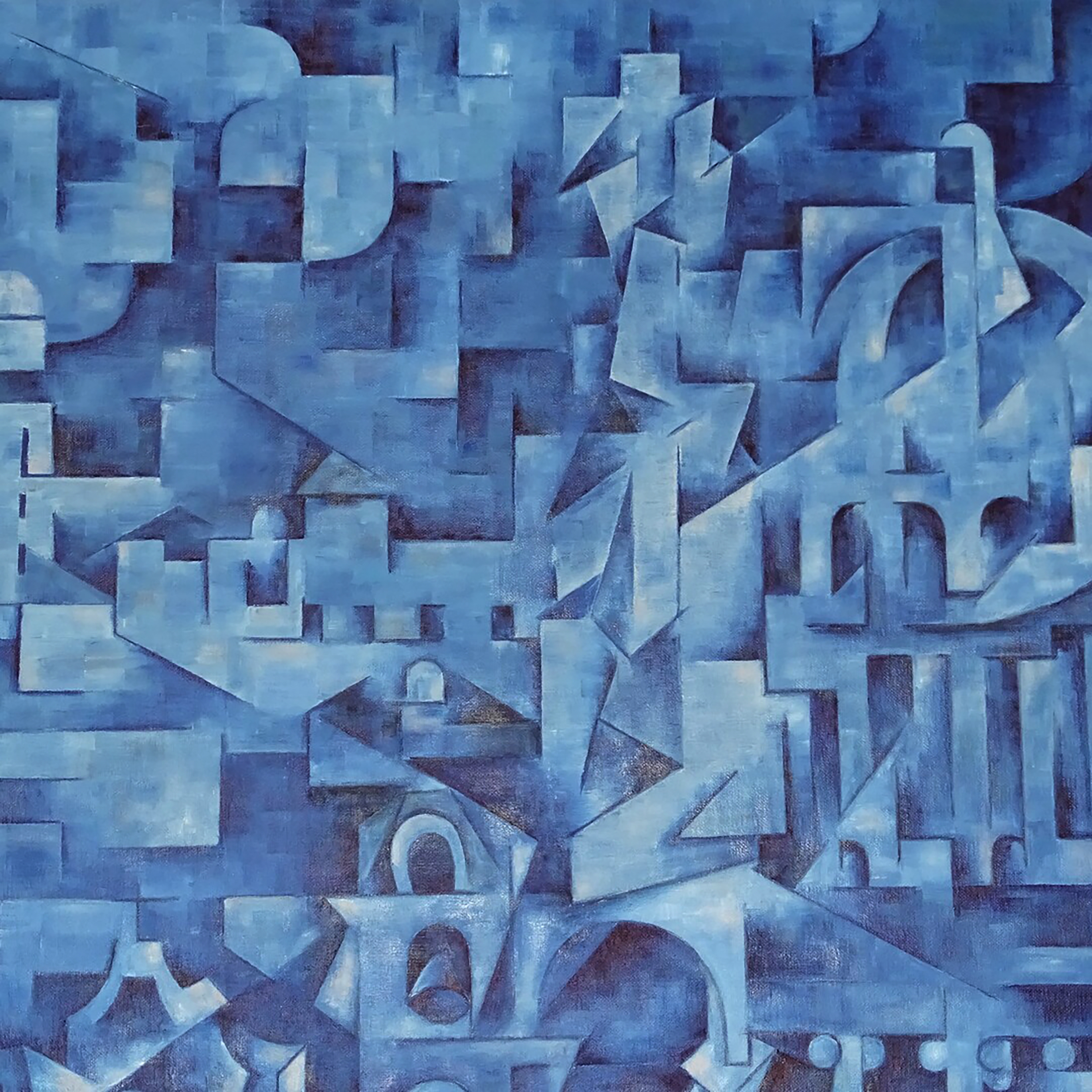 Artwork by Julio Sendino, Julio Sendino, 2012, La ciudad de las columnas, óleo sobre lienzo, Made of oil on canvas