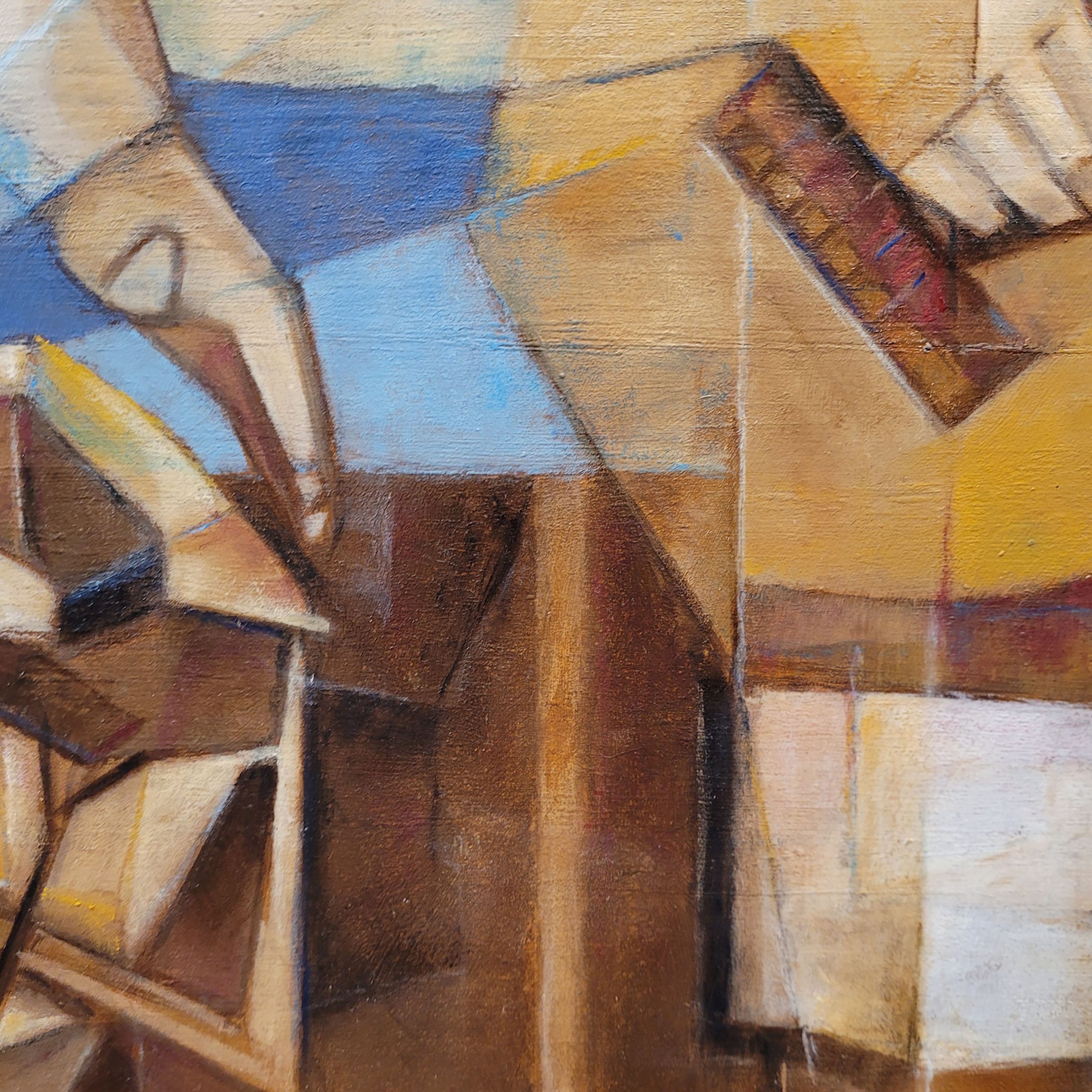 Artwork by Julio Sendino, Que sea Son, Made of oil on panel