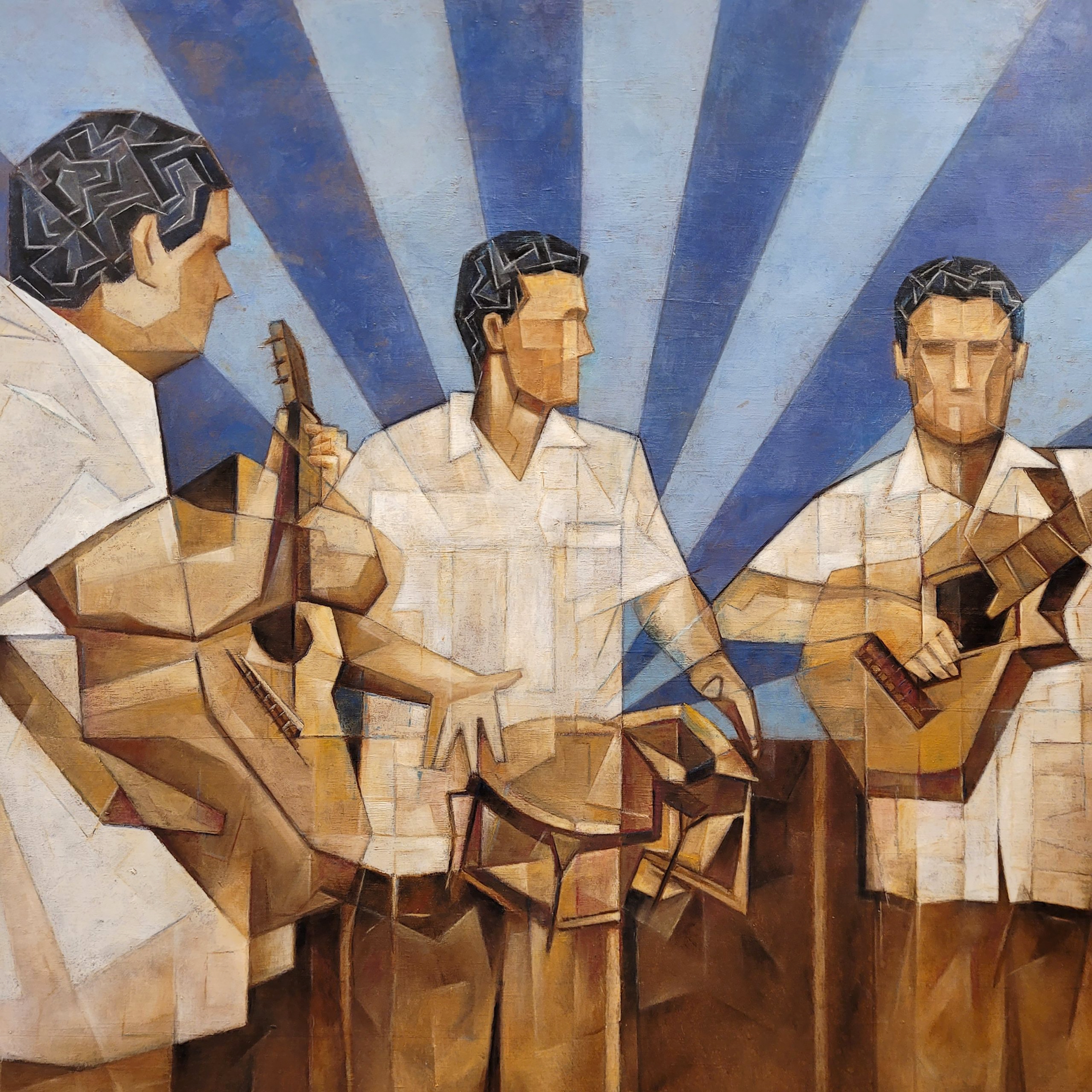 Artwork by Julio Sendino, Que sea Son, Made of oil on panel