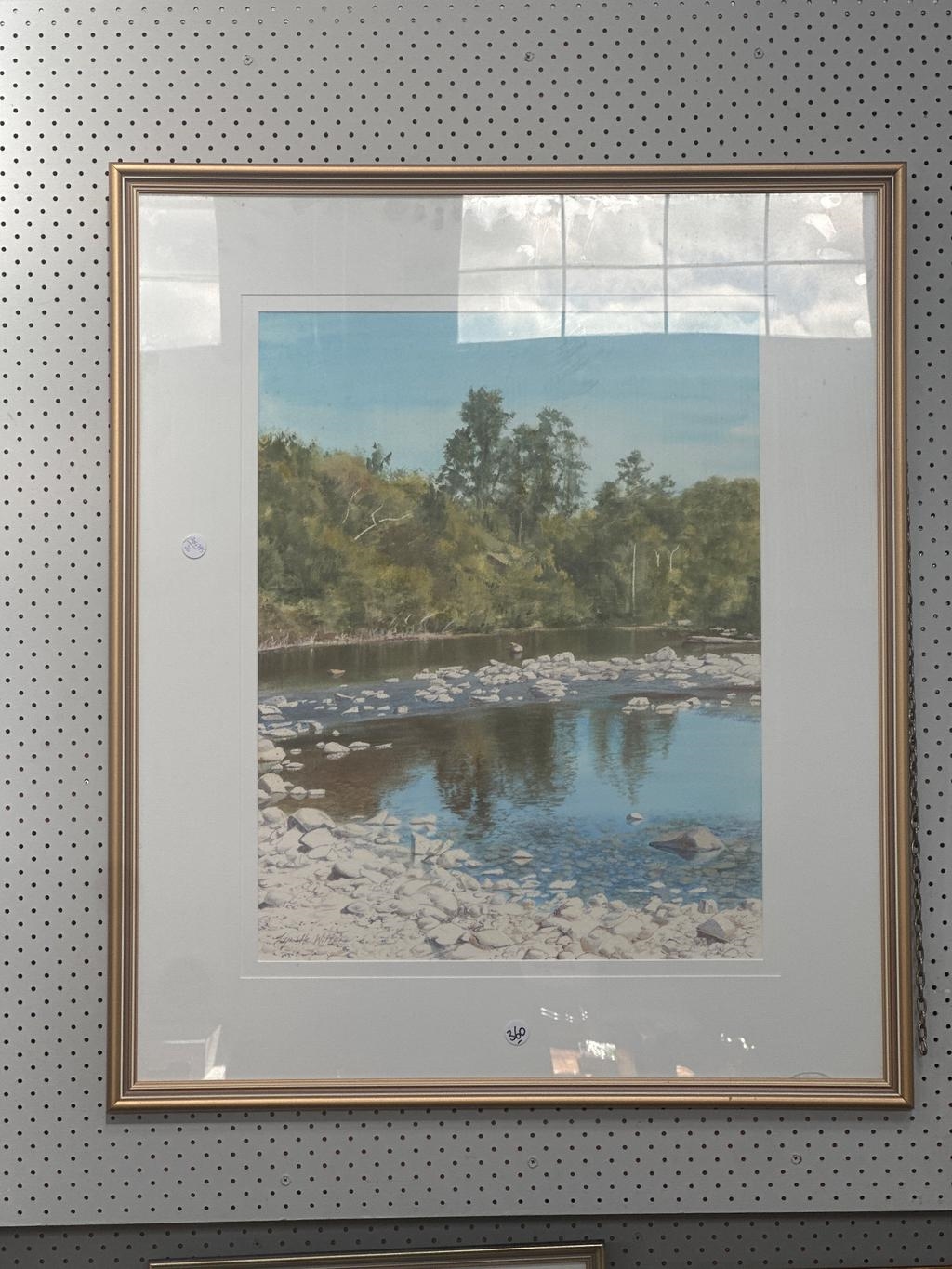 Lynnette Wilson | BROAD RIVER AT LAKE CLUNY - SIGNED LOWER LEFT | MutualArt