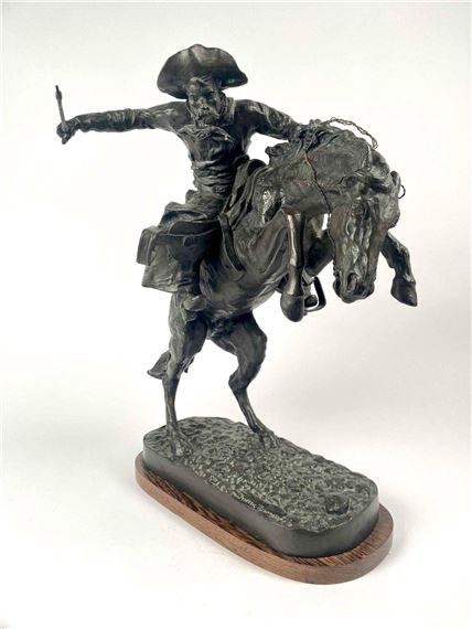 Frederic Remington | The Bronco Buster | MutualArt