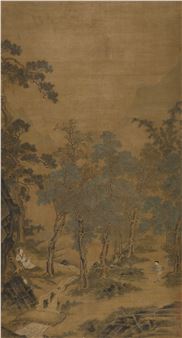 Scholar and Attendant - Jing Hao