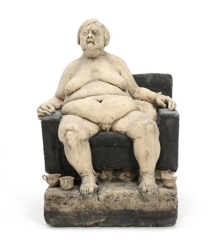 Lars Calmar | Woman in armchair | MutualArt