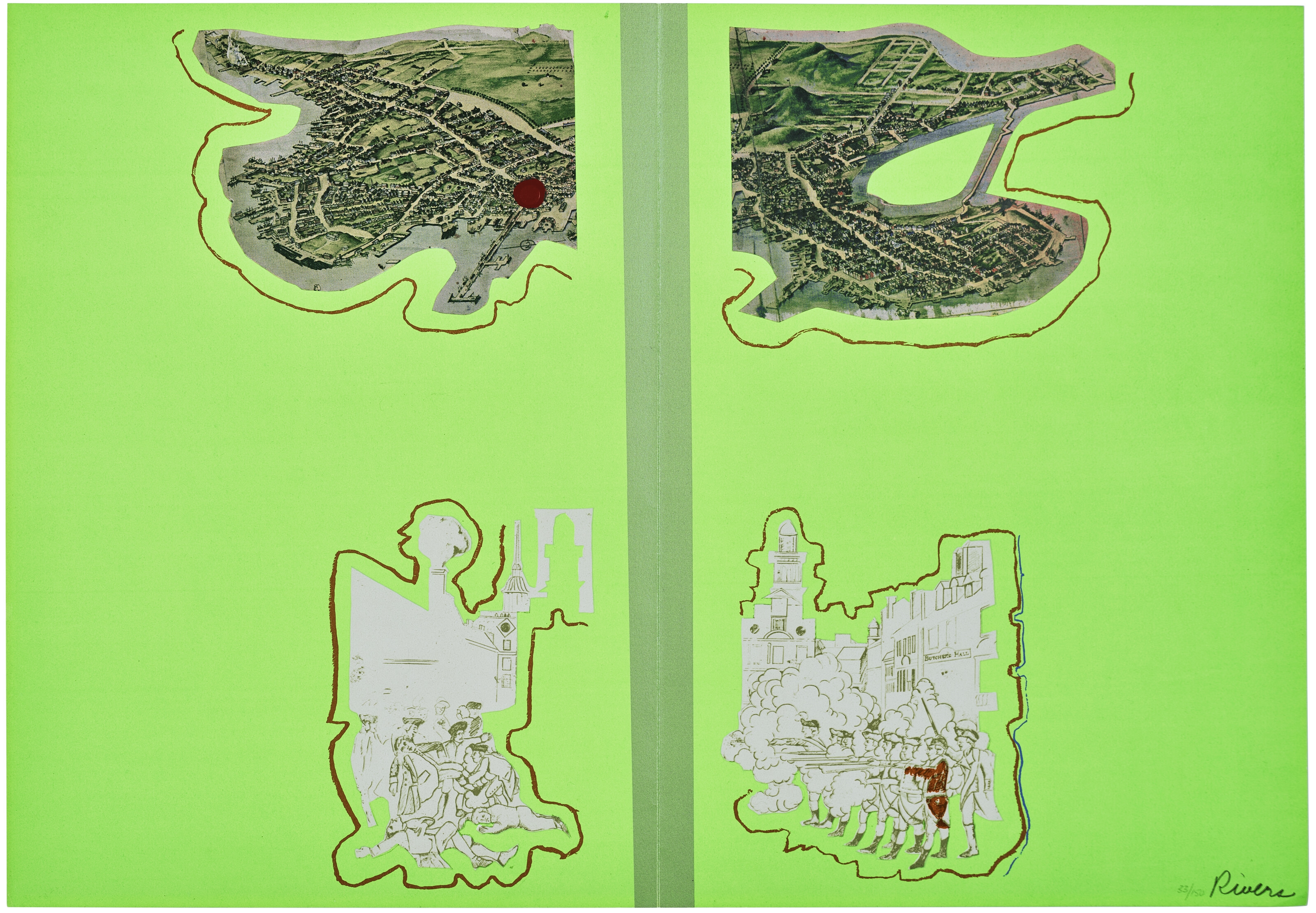 Larry Rivers | The Boston Massacre (1970) | MutualArt