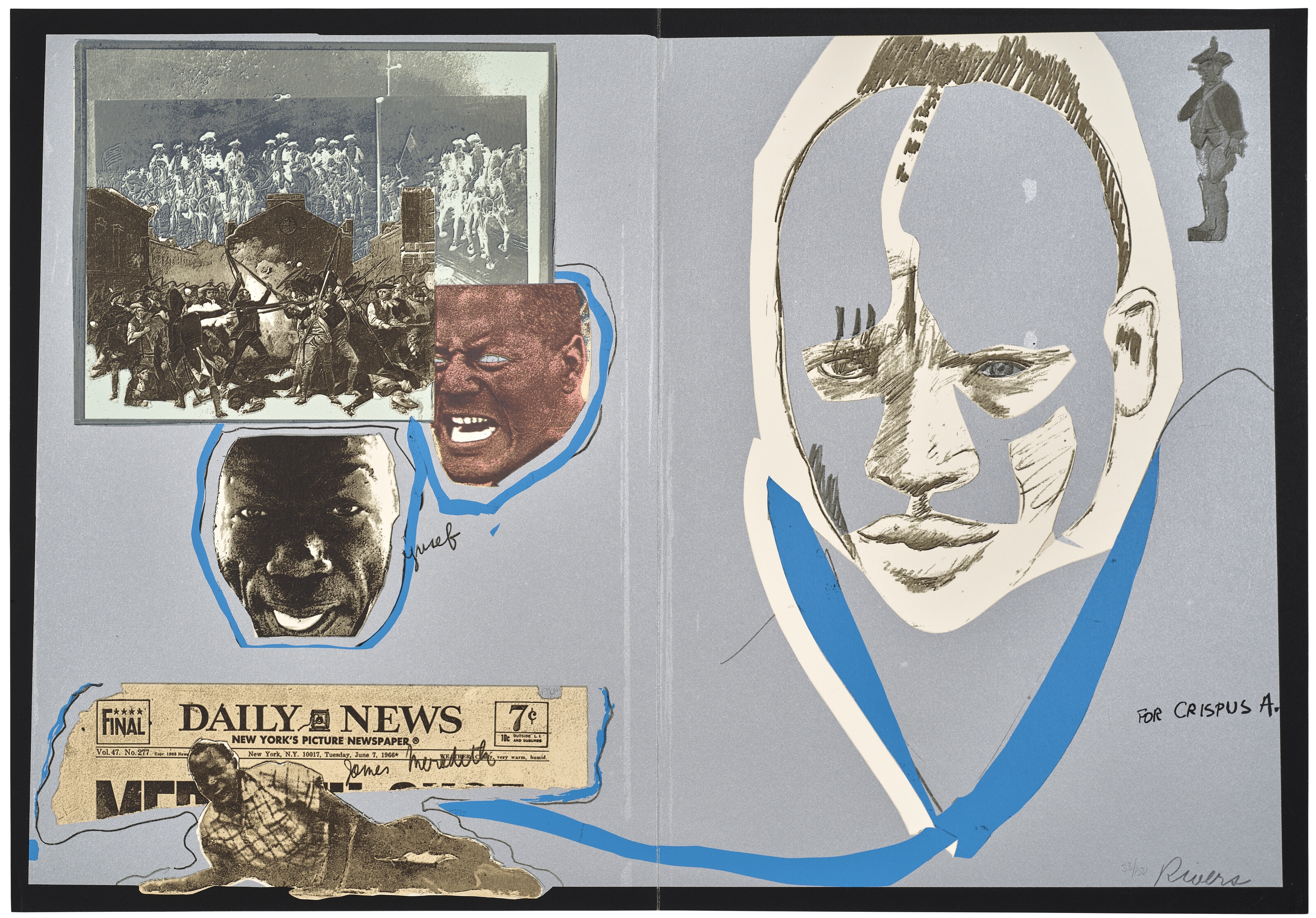 Larry Rivers | The Boston Massacre (1970) | MutualArt