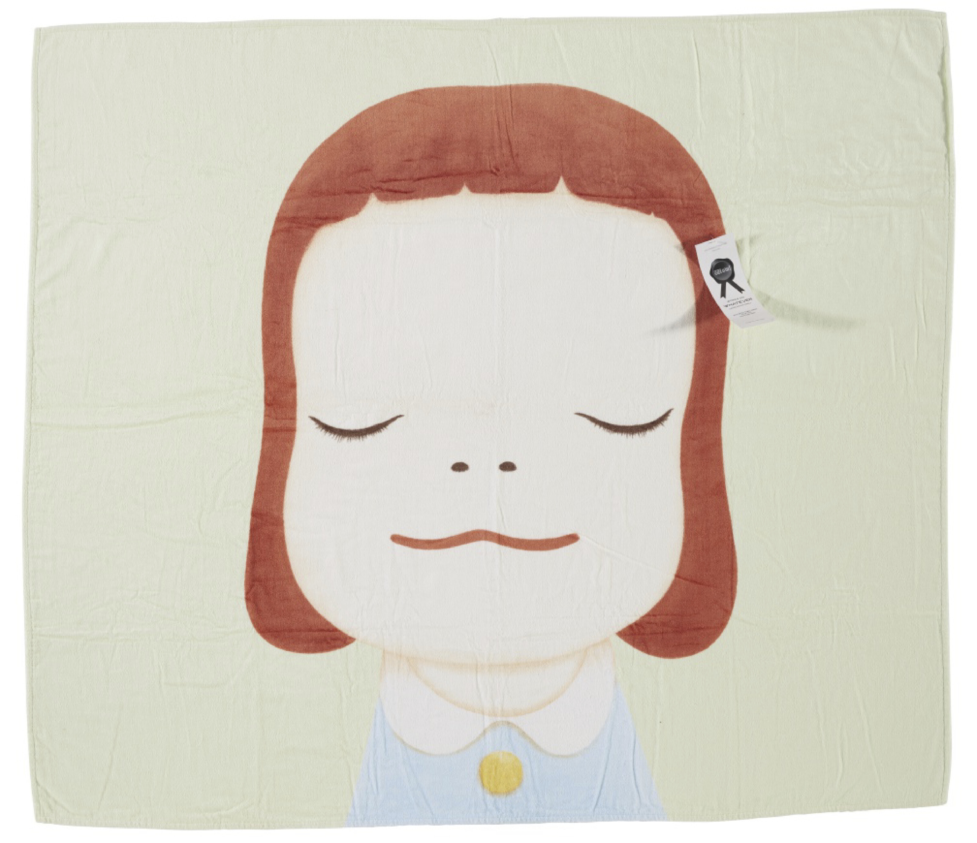 Artwork by Yoshitomo Nara, WOW Project Beach Towel, Made of digital print in colors, on 100% cotton beach towel