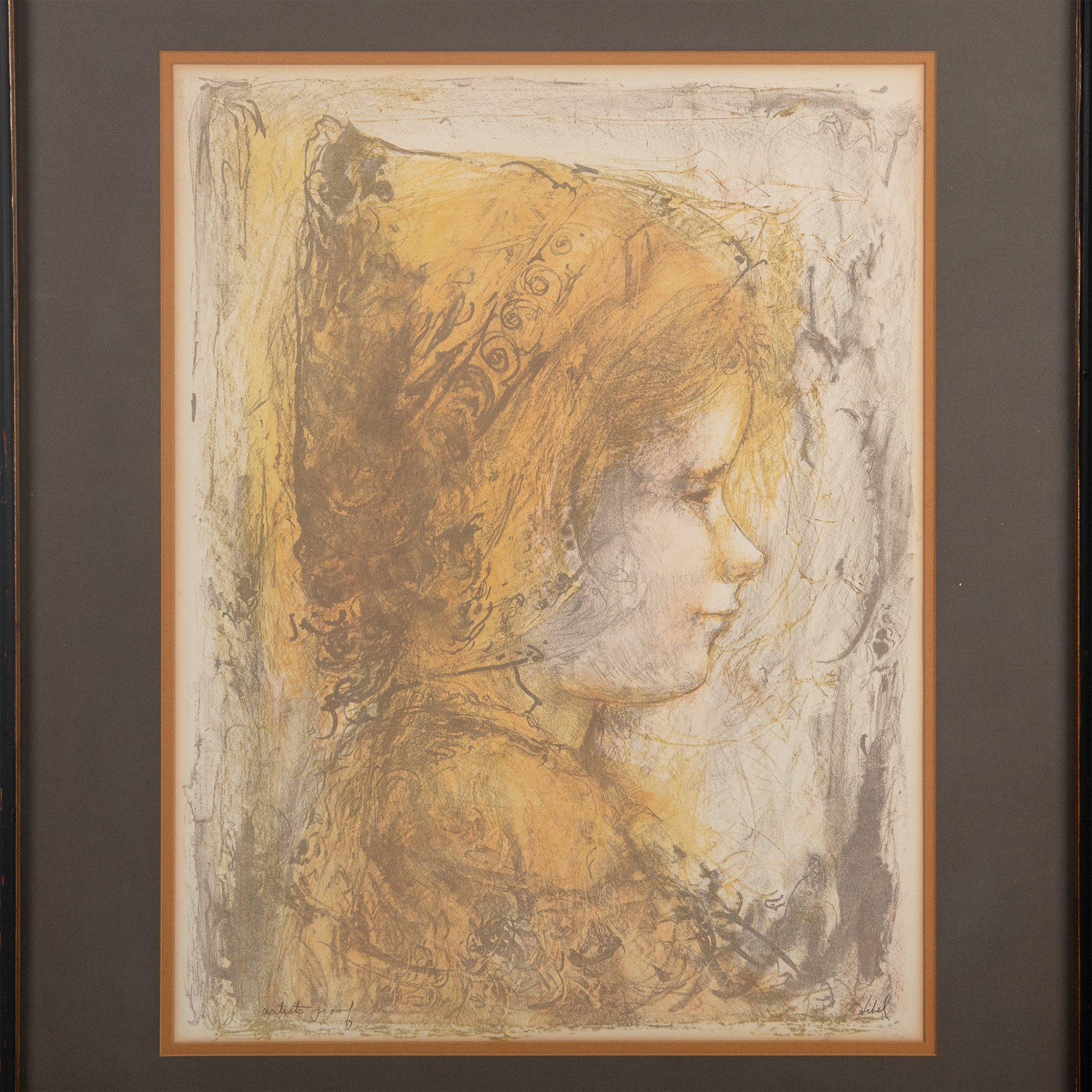 Edna Hibel | Dutch Girl is an original color lithograph on paper ...