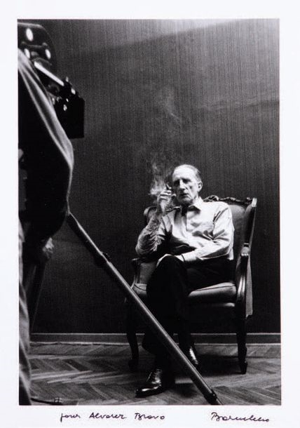 Gianfranco Baruchello | PORTRAIT OF MARCEL DUCHAMP (Circa 1966) | MutualArt