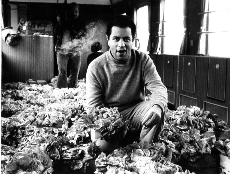 Artwork by Wolf Vostell, VOSTELL Wolf. PERFORMANCE - HAPPENINGS SALAT. ORIGINAL PHOTOGRAPH, Made of Vintage silver print