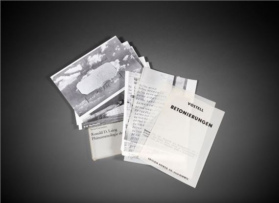 VOSTELL Wolf. BETONNIERUNGEN. Himwill, (Switzerland), Howeg publisher