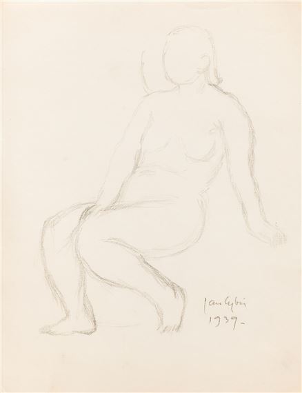 Jan Cybis | Nude (1939) | MutualArt