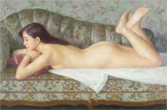 Relaxing nude - Hiroyuki Tokuda