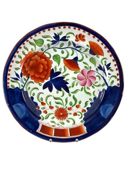 Cobalt | Gaudy Dutch Double Rose Plate | MutualArt