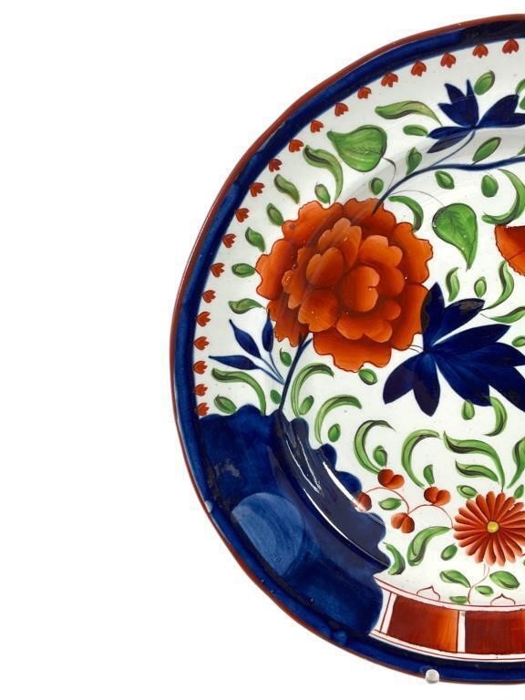 Cobalt | Gaudy Dutch Double Rose Plate | MutualArt