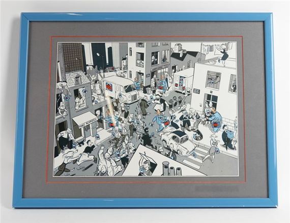 Advertising print for Vizir - Yves Chaland