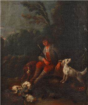 Nach der Jagd - Johann Paul Waxschlunger