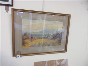 VICTORIAN WATERCOLOUR SIGNED BY MARY BACKHOUSE BIGLAND - Mary Backhouse Bigland