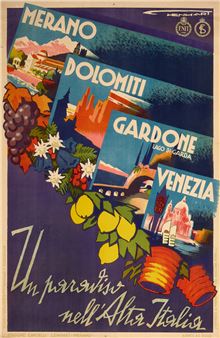 DOLOMITI GARDONE VENEZIA / UN PARADISO NELL'ALTA ITALIA - Franz Lenhart