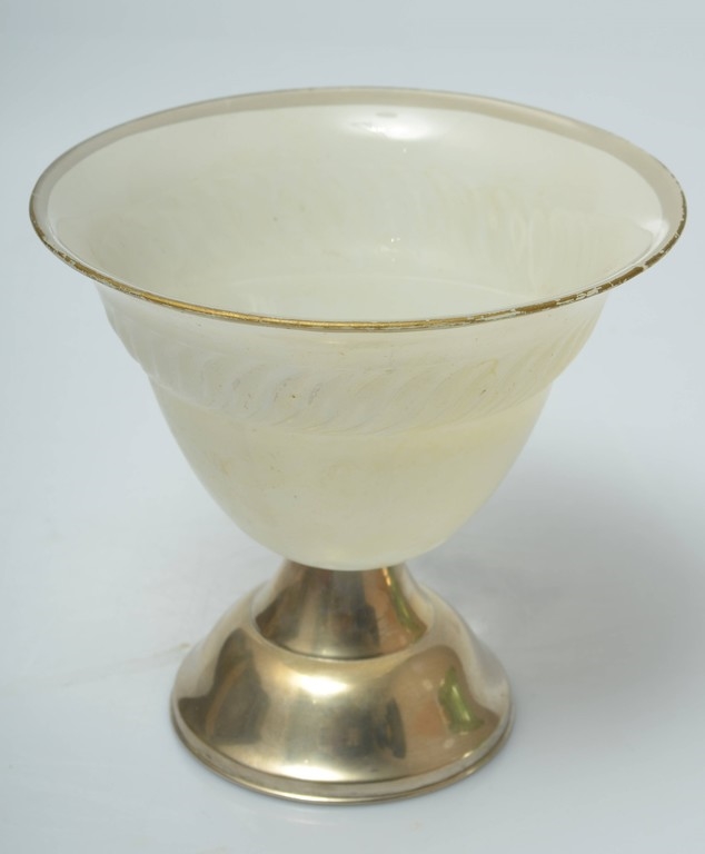 Silver | Glass vase with silver | MutualArt