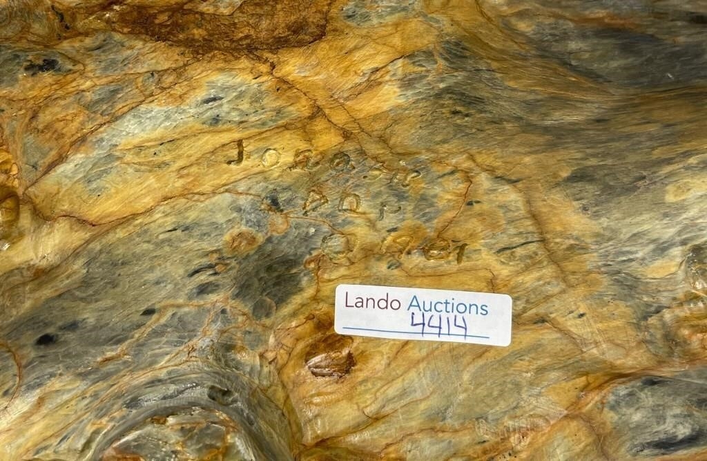 Artwork by Jonasie Faber, b. 1944
Untitled (Musk Ox)
stone
8 x 15.5 x 7.5 in 20.3 x 39.4 x 19.1 cm 1981
signed and dated on bottom, Made of stone