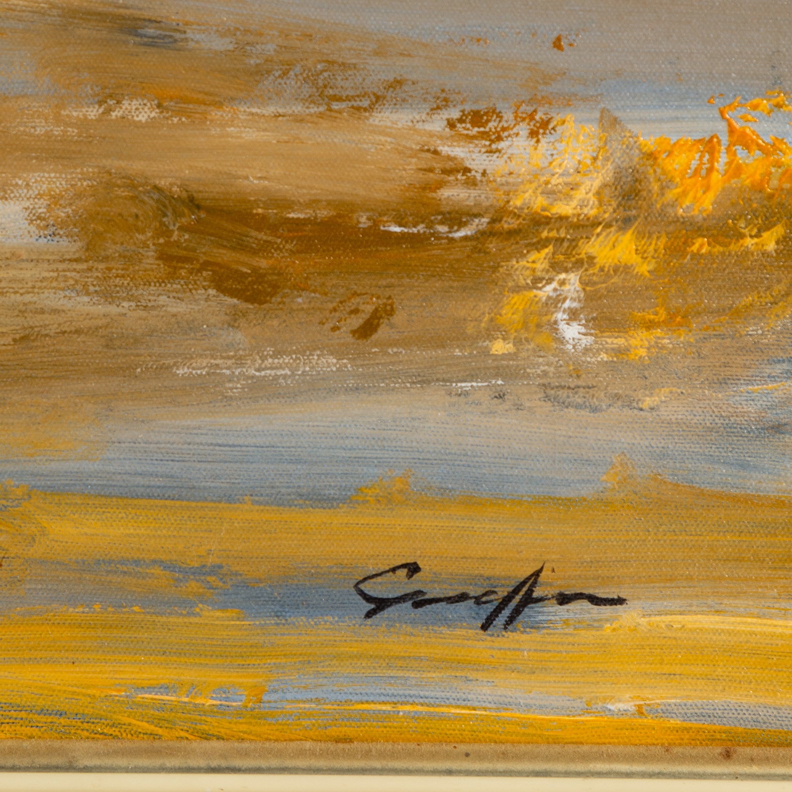 Artwork by Cornelius Edward Hall Griffin, Untitled Abstract, Made of Oil on canvas