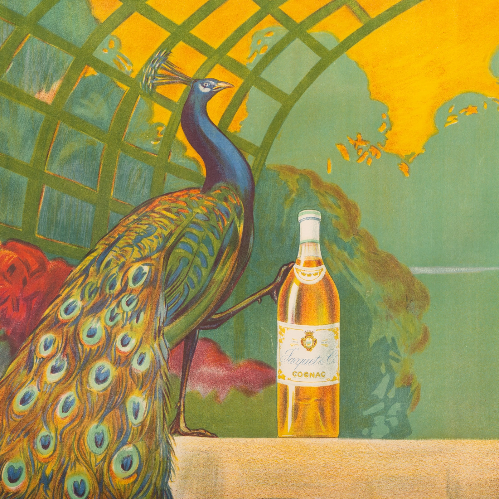 Artwork by Camille Bouchet, Cognac Jacquet, Made of lithograph