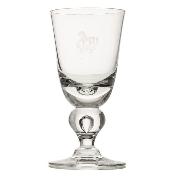 SEVEN | Seven Steuben Crystal Teardrop Goblets | MutualArt