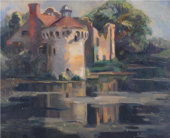 oil on board by Hedwig Esther Pilitz