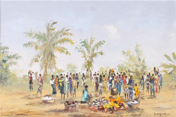 Joseph Katembo | oil on canvas | MutualArt