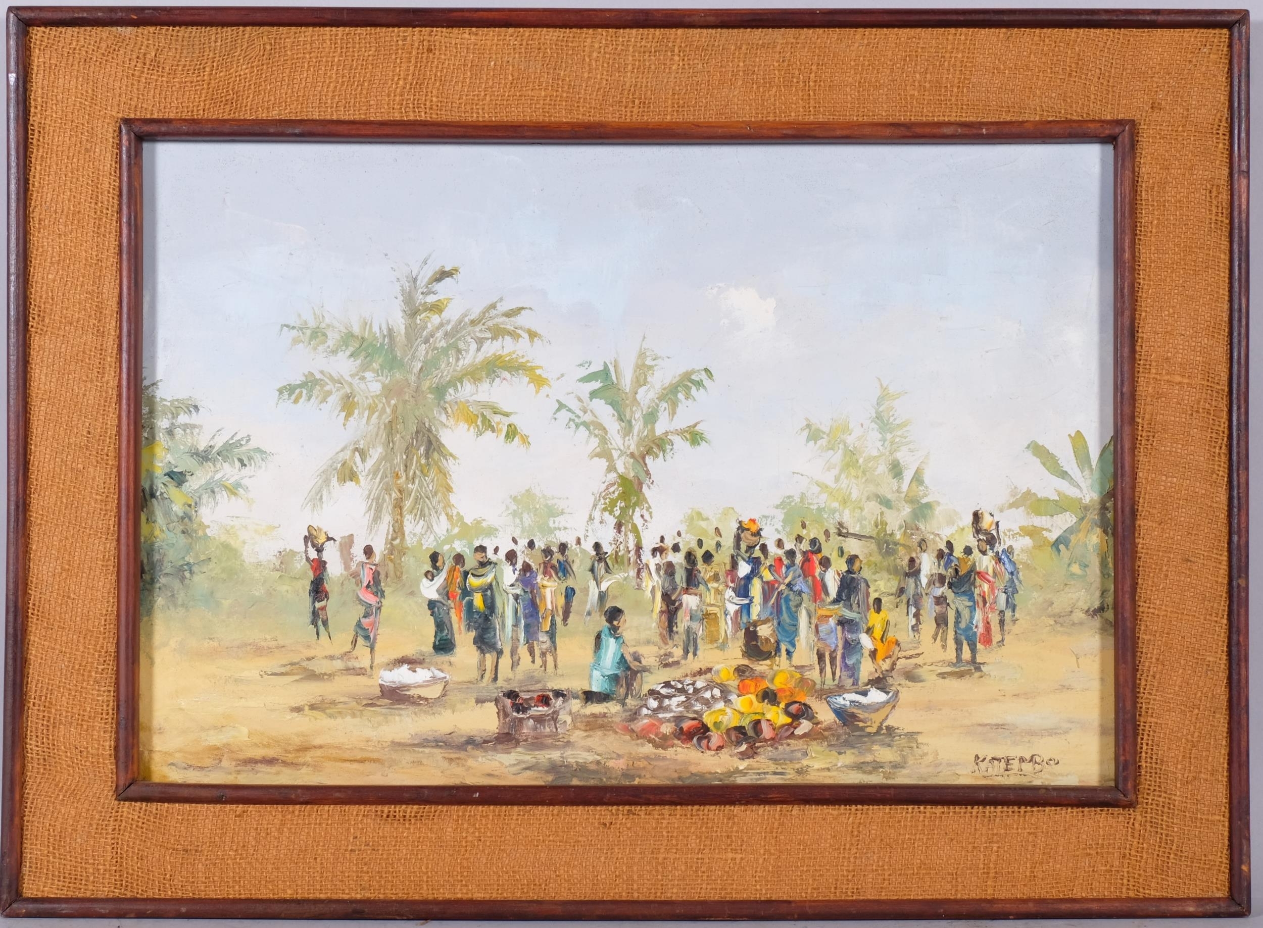 Joseph Katembo | oil on canvas | MutualArt