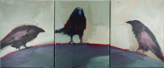 Three Ravens on the Edge - Christine McDonald