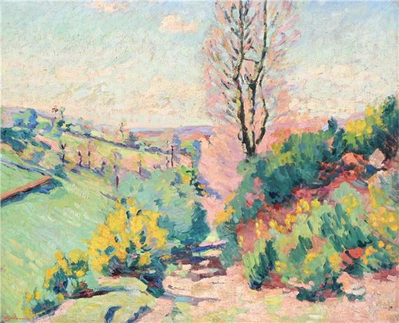 PAYSAGE DE CROZANT AU PRINTEMPS by Armand Guillaumin, Painted
circa
1905