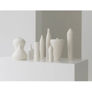 1-8. UNTITLED WHITE PORCELAIN (HANAIRE)9. WHITE PORCELAIN VASE (HANAIRE - Taizo Kuroda