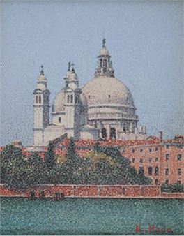 Basilica di Santa Maria della Salute (a set of 2) - Hiroshi Hada