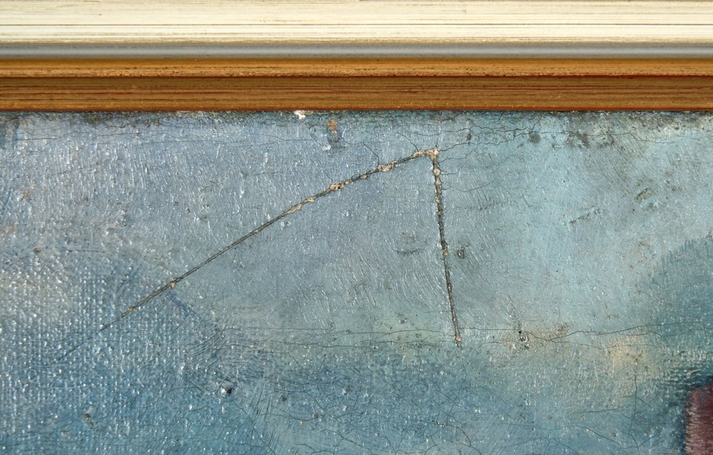 Artwork by Friedrich Wilhelm Meyer, Sachsenhäuser Berg, Made of oil on canvas