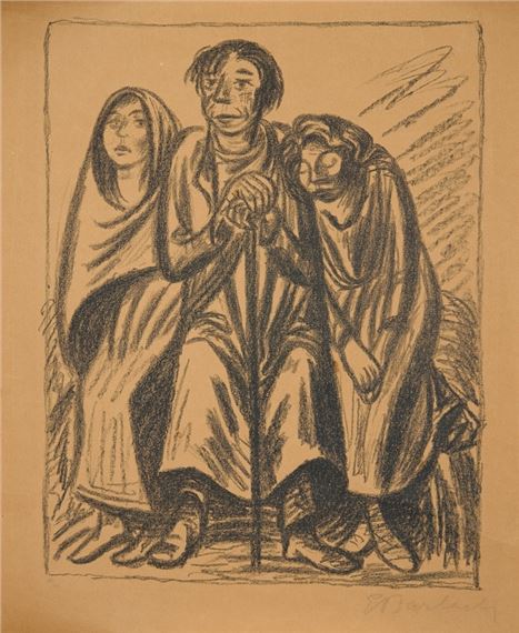 Rast by Ernst Barlach, 1924