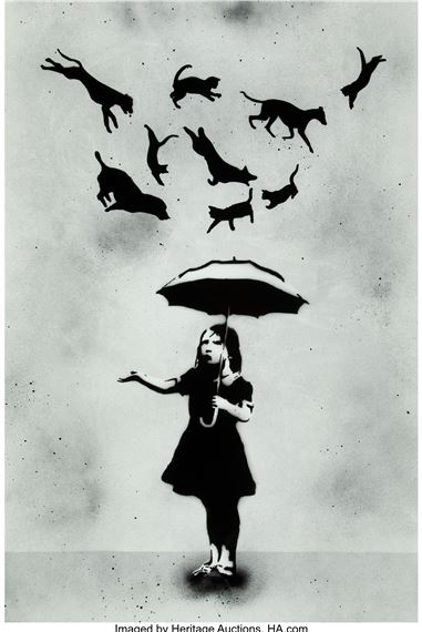 Cats and Dogs by Banksy Hates Me, 2022
