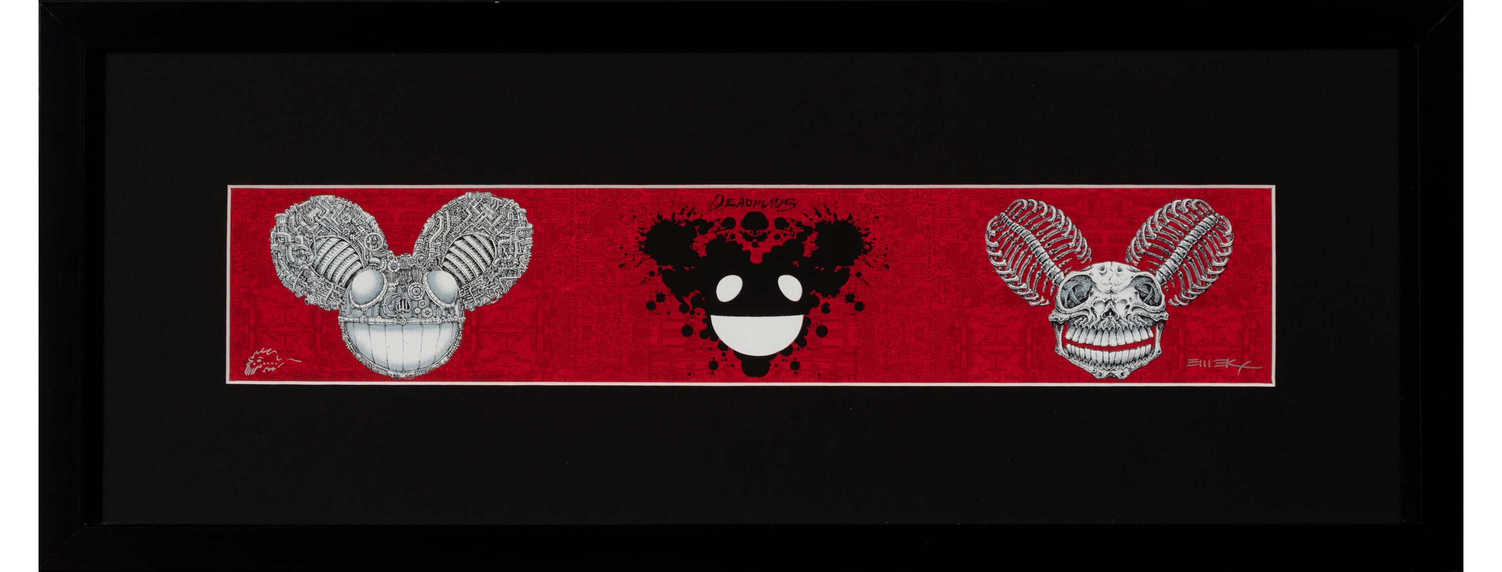 Artwork by Emek, Deadmau5 Handbill, Made of Screenprint in color on wove paper