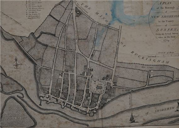 A Plan of the Borough of New Shoreham - J. Edwards