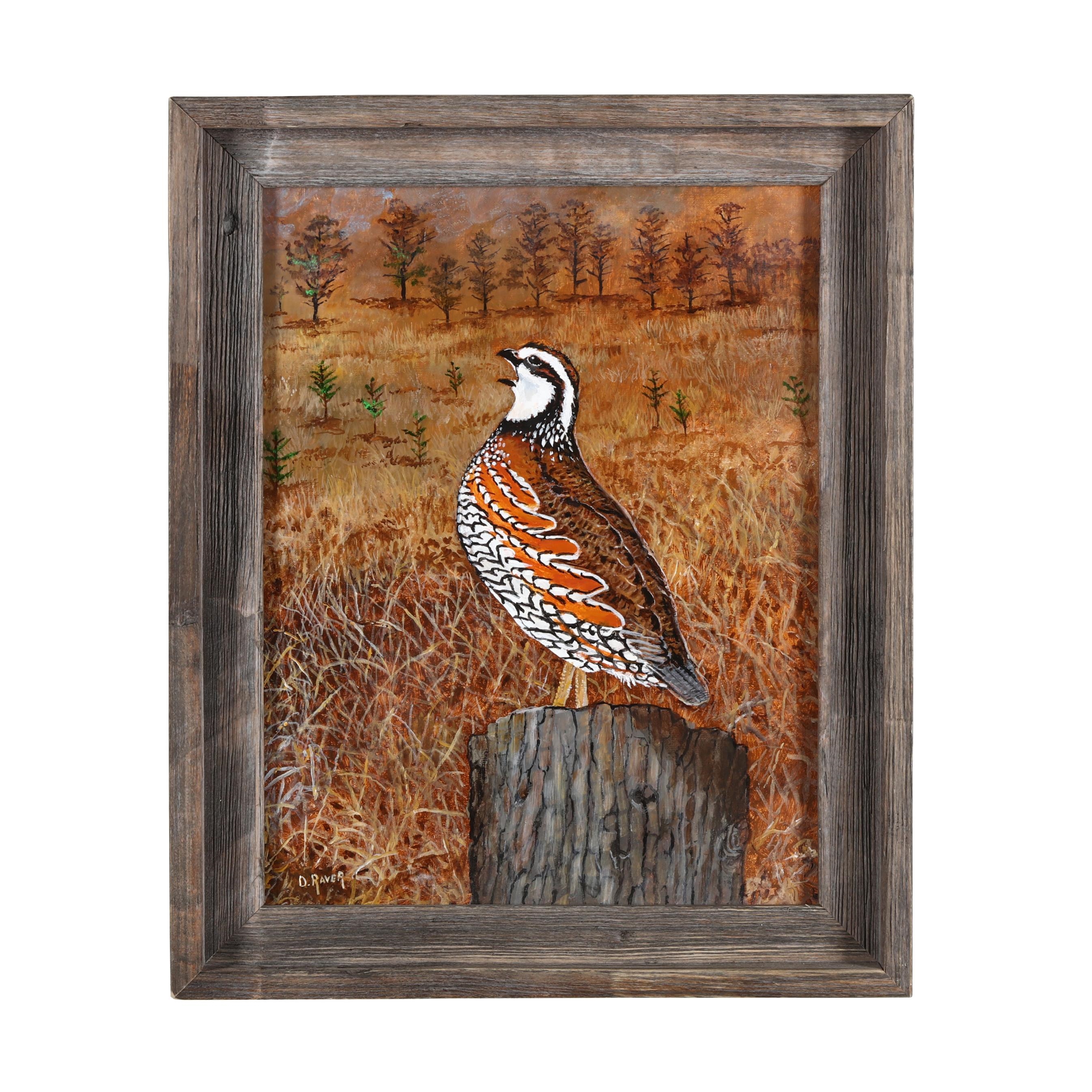 Duane Raver, Jr. | Calling Quail | MutualArt