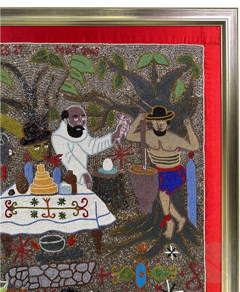 Mireille Delismé | Drapo Vodou Flag | MutualArt