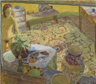 Nude watering a plant - Patrick Cullen