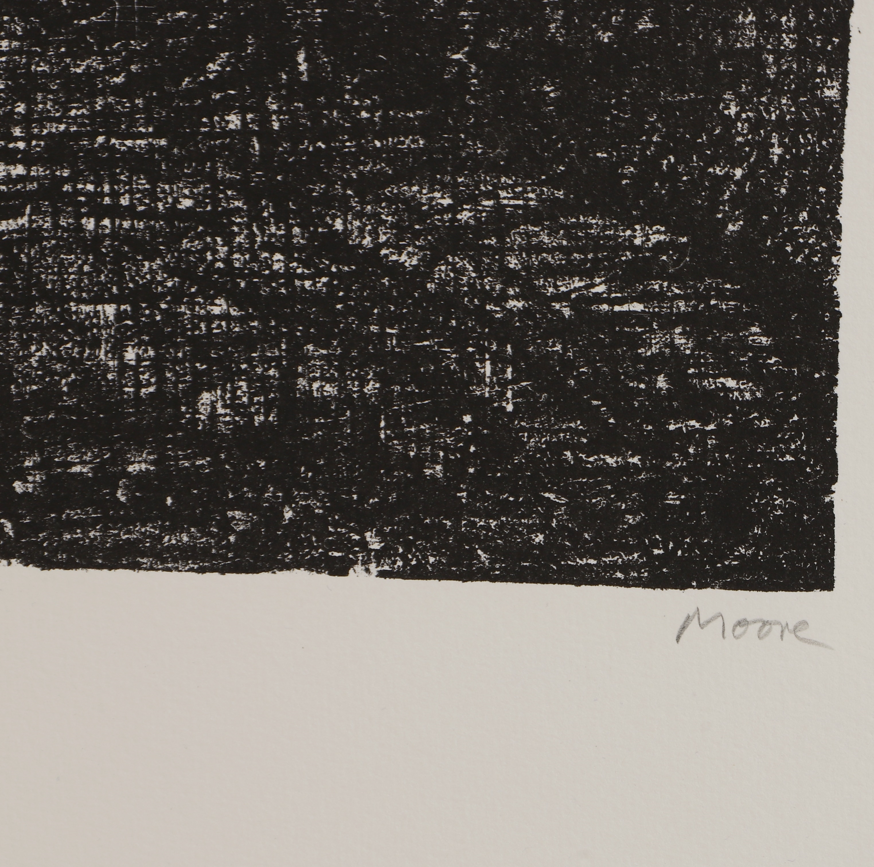 Artwork by Henry Moore, Auden Poems Moore Lithographs Portfolio 1974, Made of Lithographs Portfolio