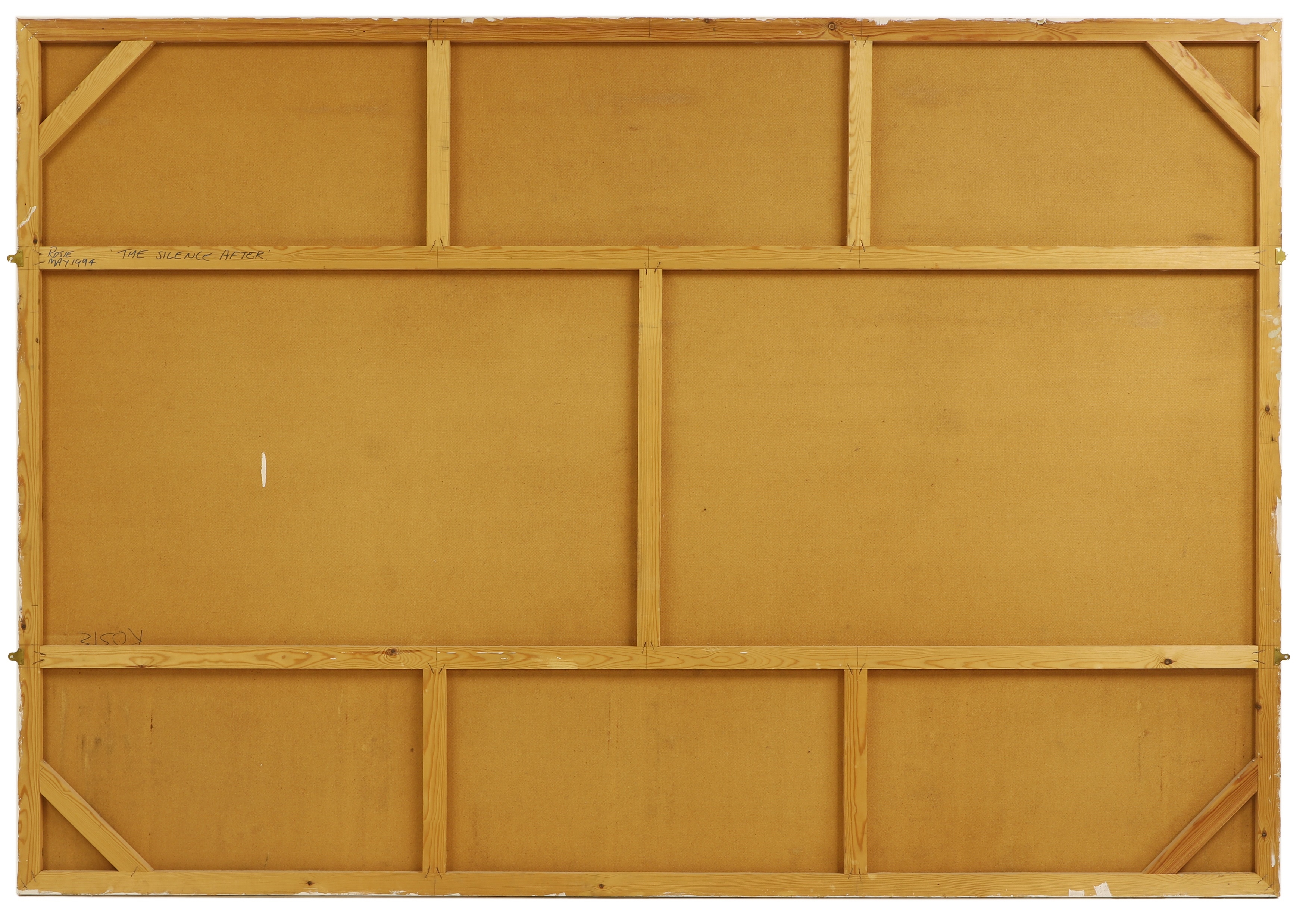 Artwork by Rosie Snell, The Silence After, Made of oil and acrylic on canvas laid on board