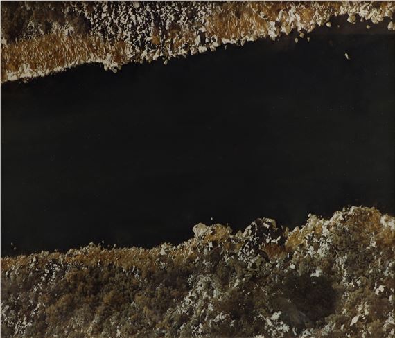 Untitled aerial view of a lake 1997 by Dan Asher, 1997