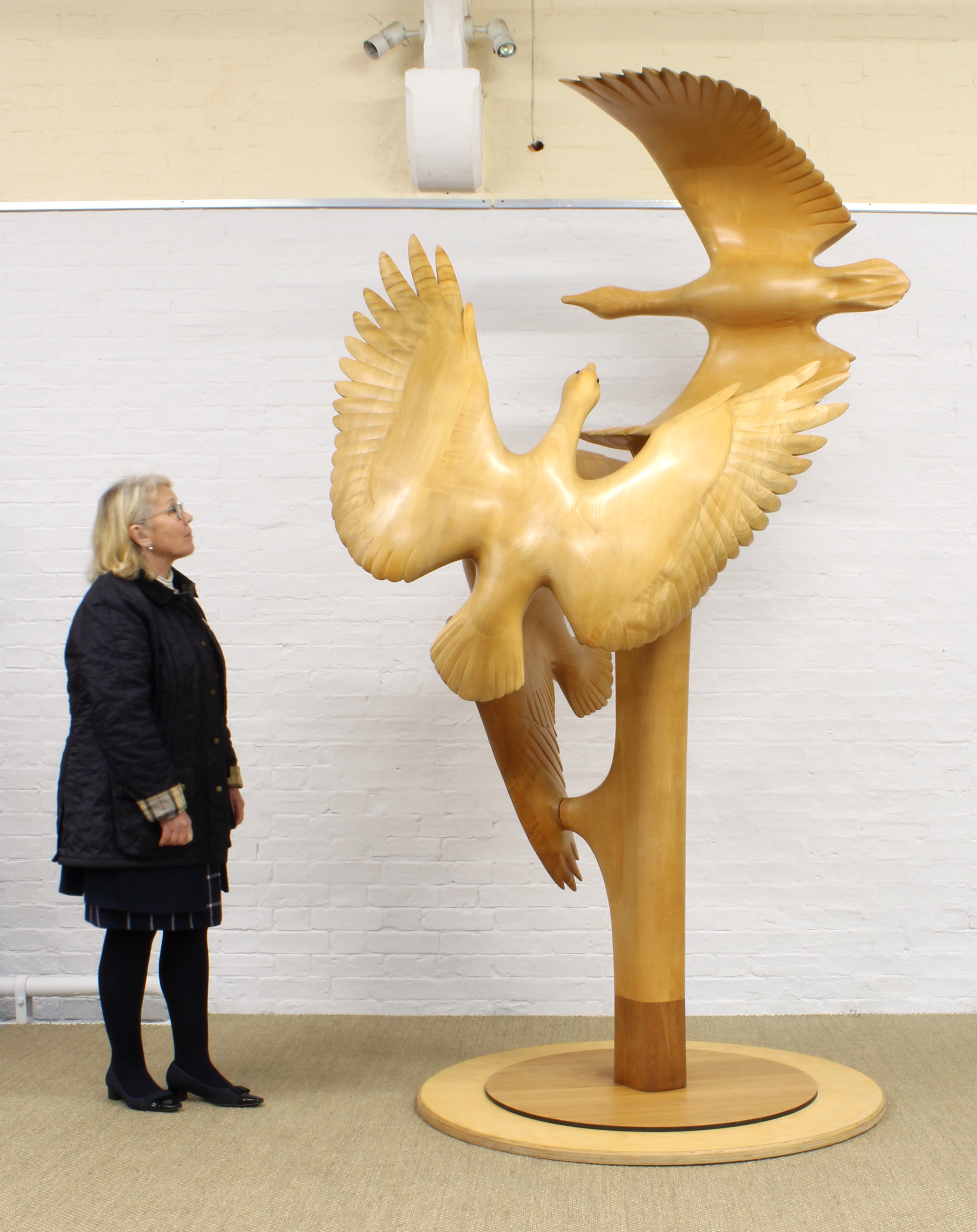 Artwork by Walter Ritchie, Flying Geese (1981-83, Made of Illustrated