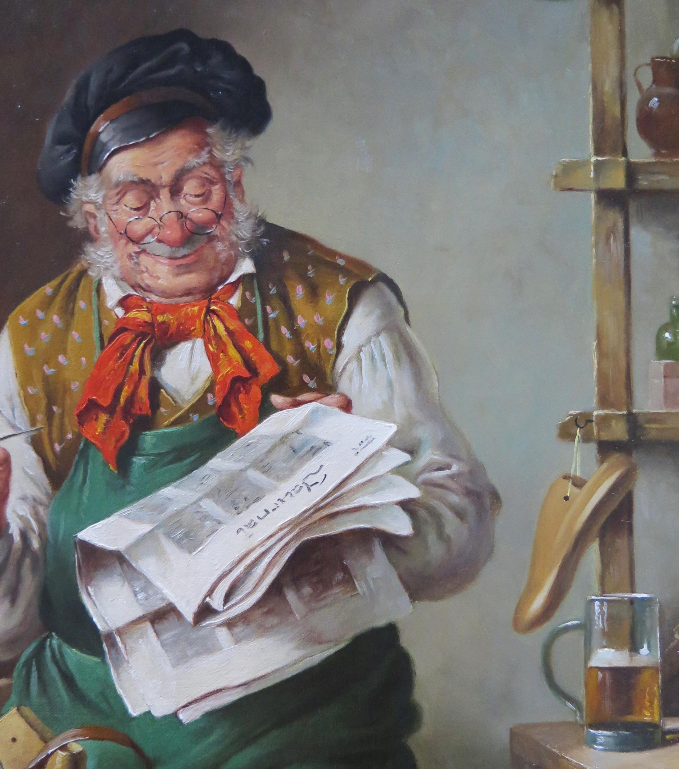H. Richter | Portrait of a Cobbler signed H | MutualArt