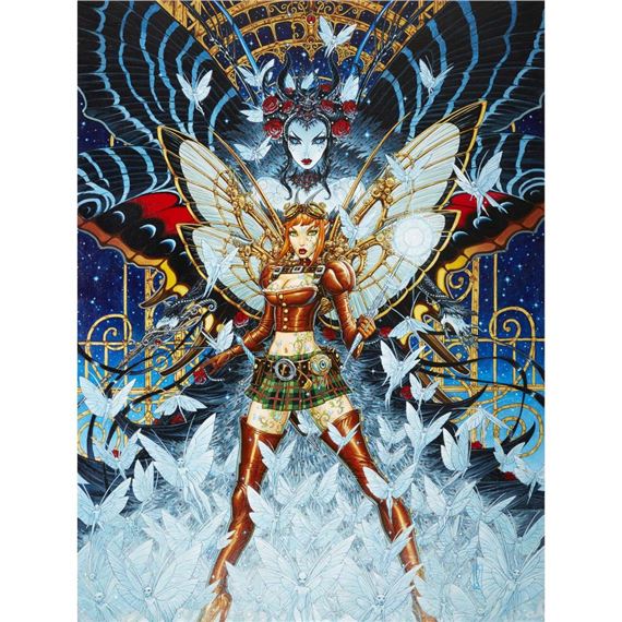 Couverture Tome 2 Wika et les fées noires by Olivier Ledroit