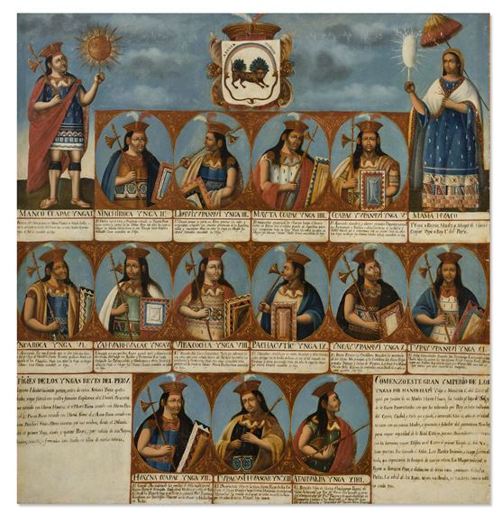 Peruvian School, 18th Century | La dinastía Inca | MutualArt