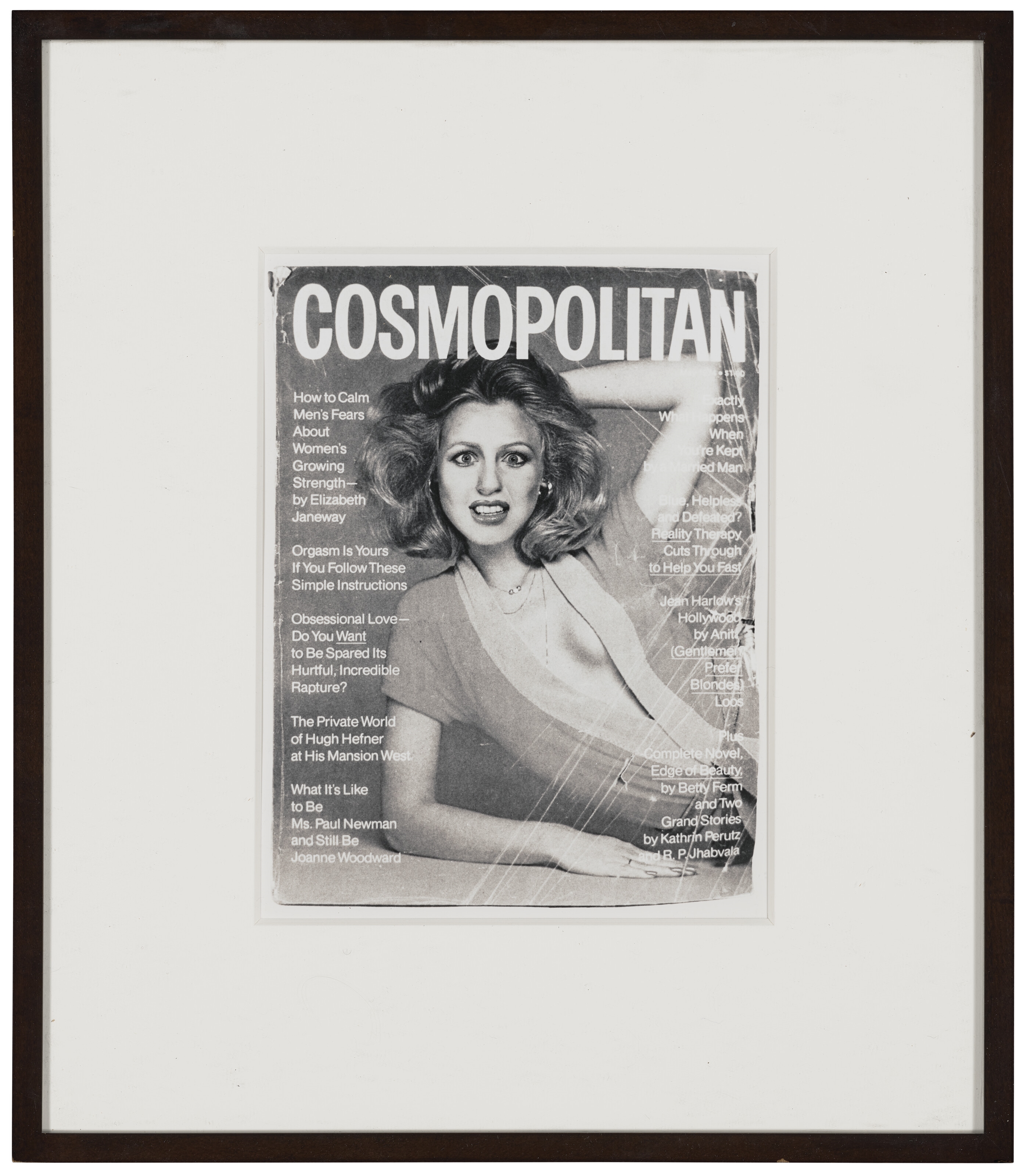 Artwork by Cindy Sherman, Cover Girl (Cosmopolitan), Made of gelatin silver prints